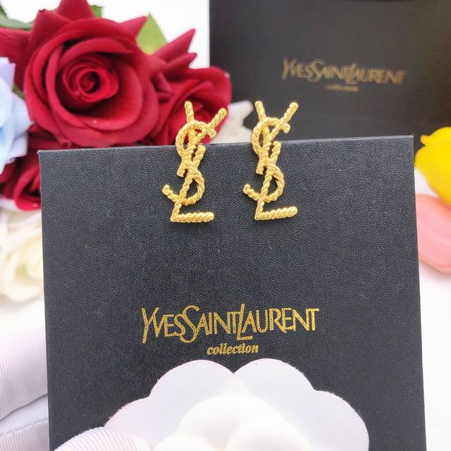 A1935 Fanjia Flowery Tassel Asymmetrical Earrings High-end Customization S925 St