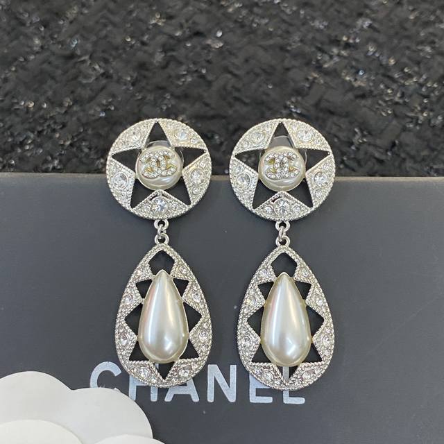 A3272 Light luxury geometric square diamond oval diamond splicing zircon earring