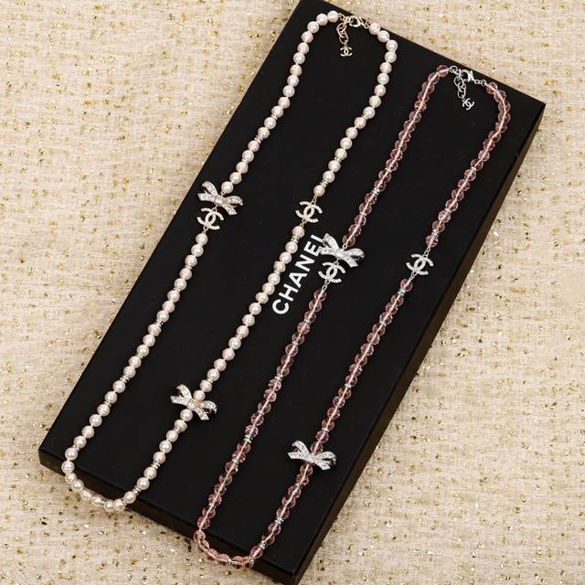 Code N876 Chanel necklace is hot-selling and has a new arrival Chan 24 pearl and