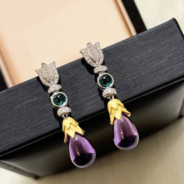 New jewelry series Gucci earrings, original 1:1 custom made, luxurious, simple,