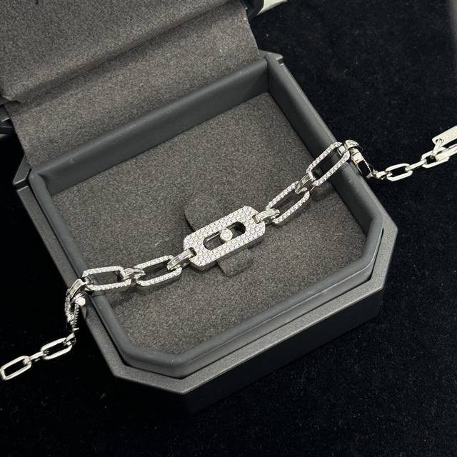 A6189 Cleef & Arpels Van family clover full diamond bracelet Frivole series S925
