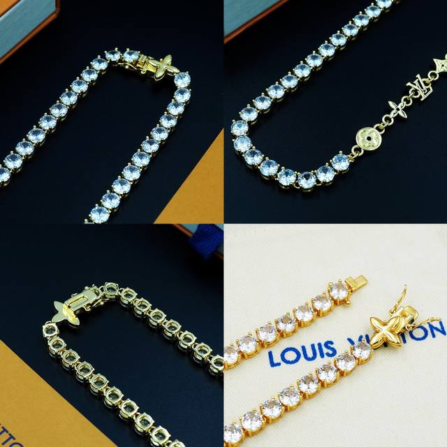 New counter quality Chrome Hearts emerald necklace sweater chain, concave and co