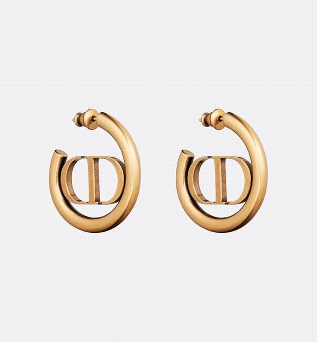 Zp version Chanel Double C crystal diamond rice grain interval pearl earrings ar