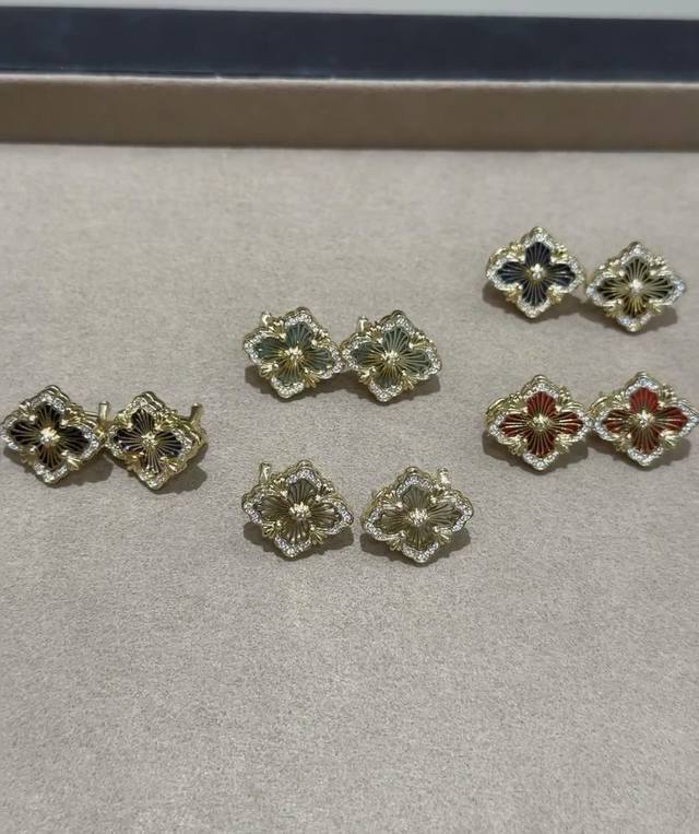 No. Led0153 5Cm Lv*Latest round gold earrings with rice beads on the edge Zp bra
