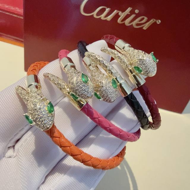 Cartier necklace three-ring necklace single diamond three-ring three-color neckl
