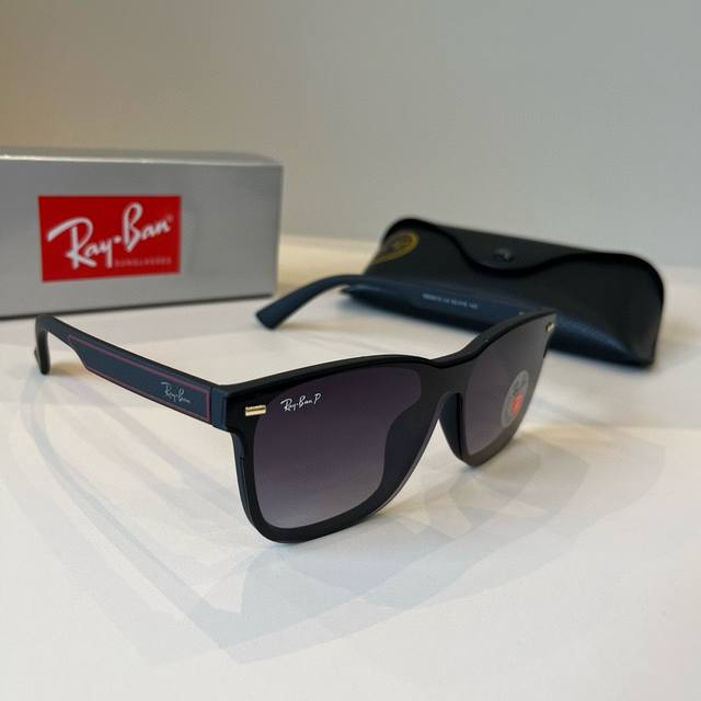 Ray-Ban trendy sunglasses for men and women, resin model Rb69016