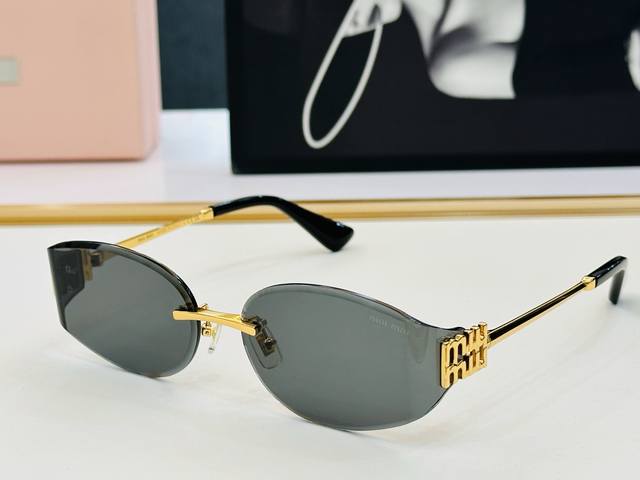 Miujia Mu8065 Size: 61 mouth 17-128 Rose] High-end K fashion sunglasses trendy s
