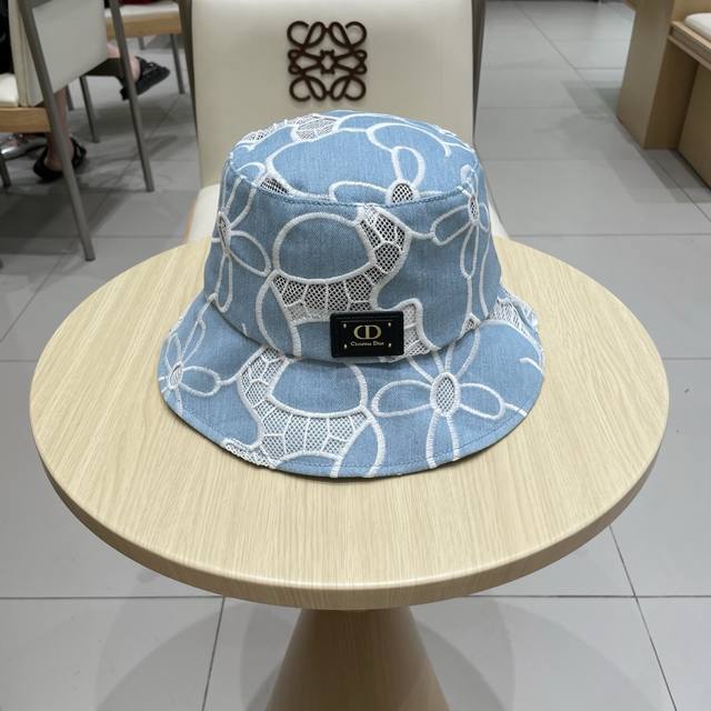 Dior 2025 new denim bucket hat, versatile everyday style ~ casual