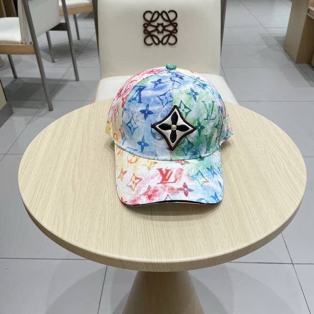 bucket hat. Baseball cap Lv explosive joint bucket hat, colorful logo hat Xiaoho