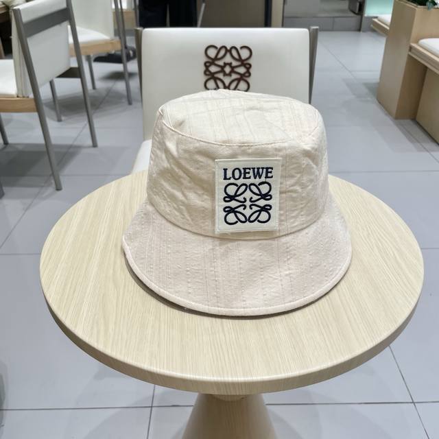 Loewe autumn denim fisherman hat, head circumference 57Cm
