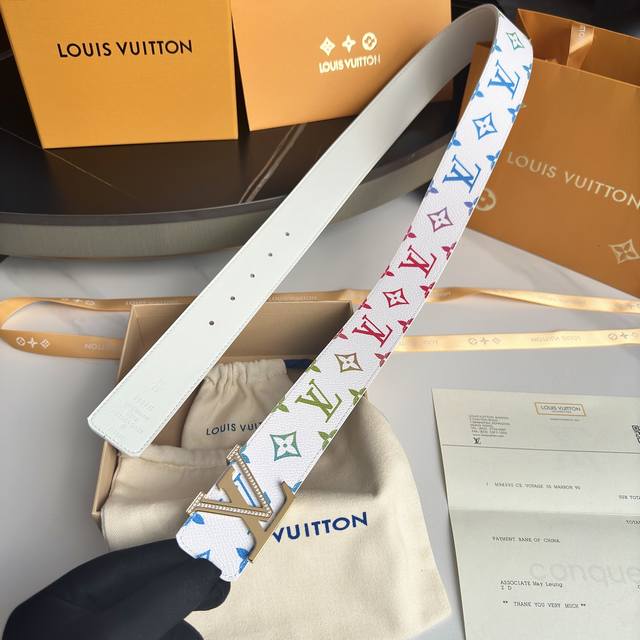 Special L0Uis Vuitt0N latest version of the counter Width 40mm The leather strap