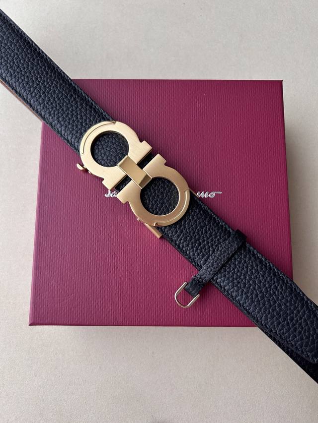 Brand: Salvatore Ferragamo Price P Special Size: 34mm belt width authentic size