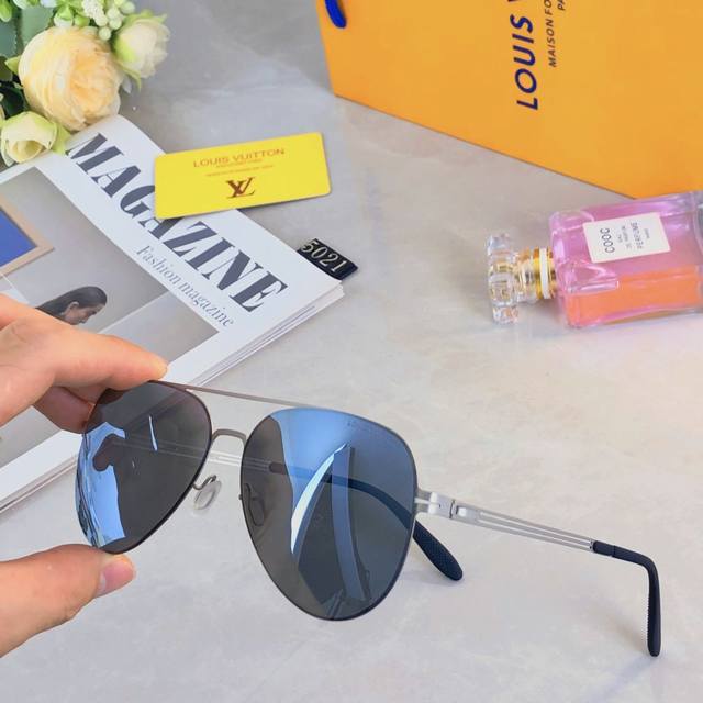 Louis Vuitto* new men's frog mirror ultra-light ultra-elastic stainless steel sc