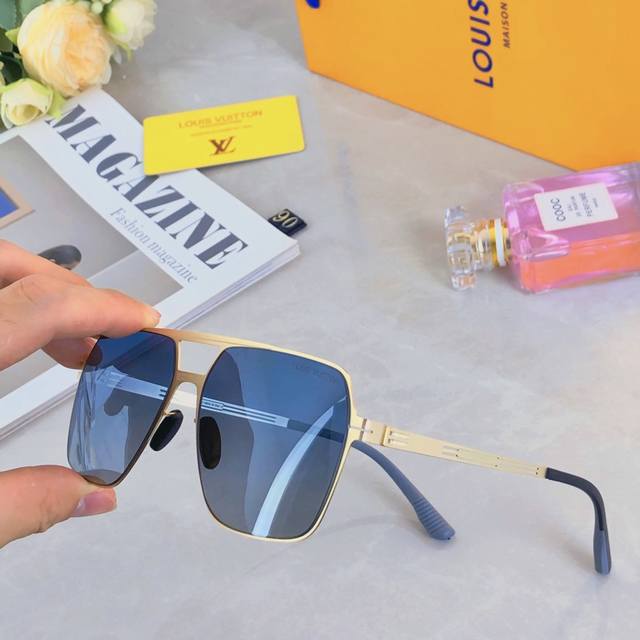 Louis Vuitto* Nylon HD Polarized Sunglasses Men's Polarized Sunglasses Men's Gla