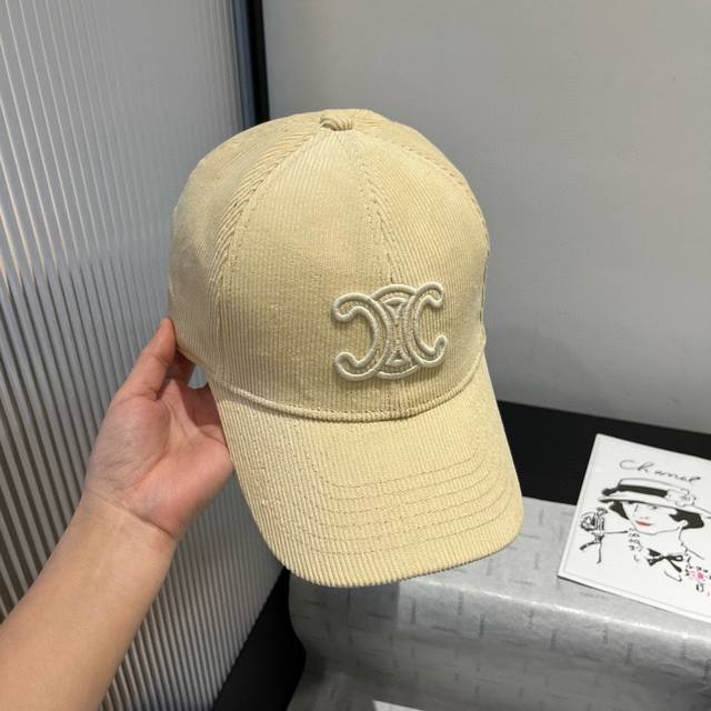 Celine corduroy cap