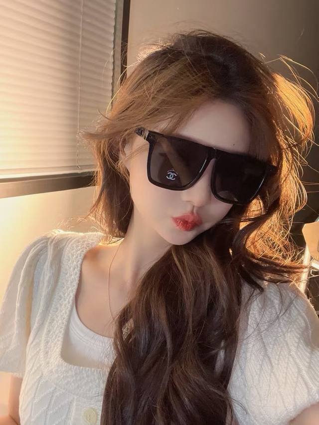 Chane* Chanel sunglasses Internet celebrity model Ch7338 Xiaohongshu recommended