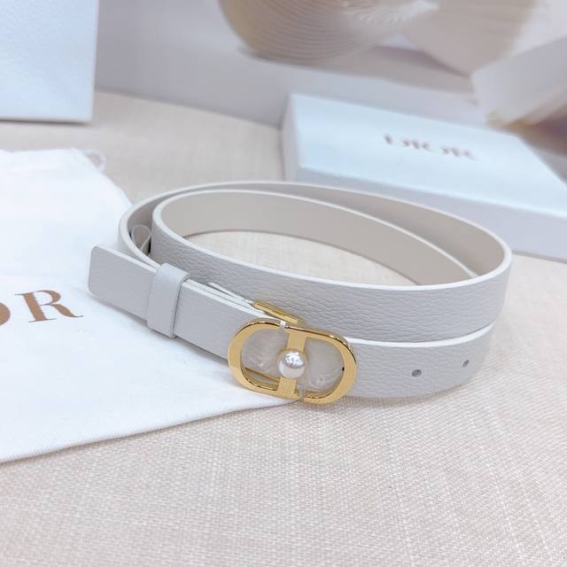 Special 2.0cm Dior belt, double-sided top layer cowhide, length: 75.80.85.90.95.