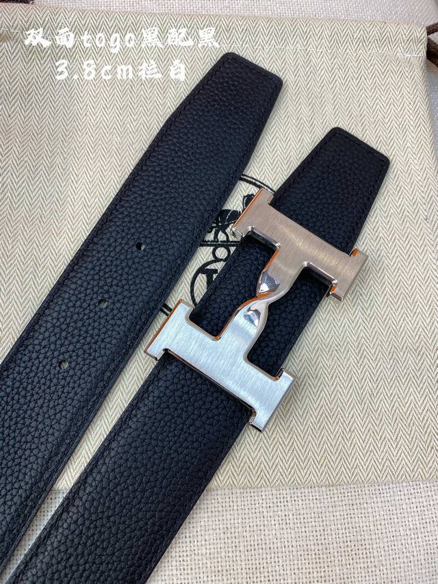 Special Hermes-H Belt Buckle & Reversible Leather Strap50Mm Hermes counter synch