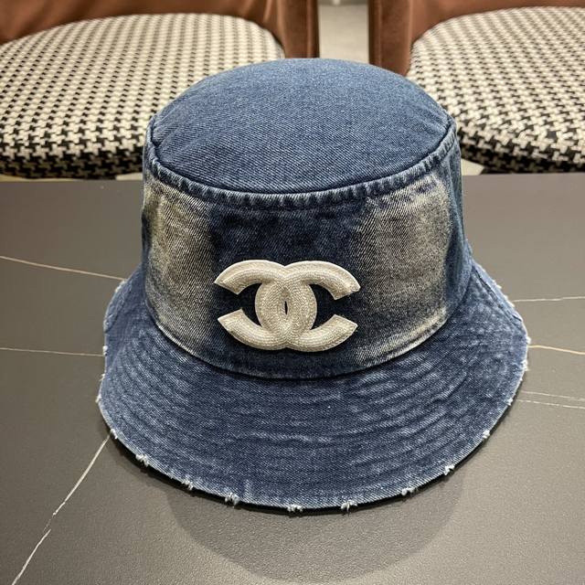 Chanel Chanel 2025 cowboy hat women's spring and summer four seasons fisherman h
