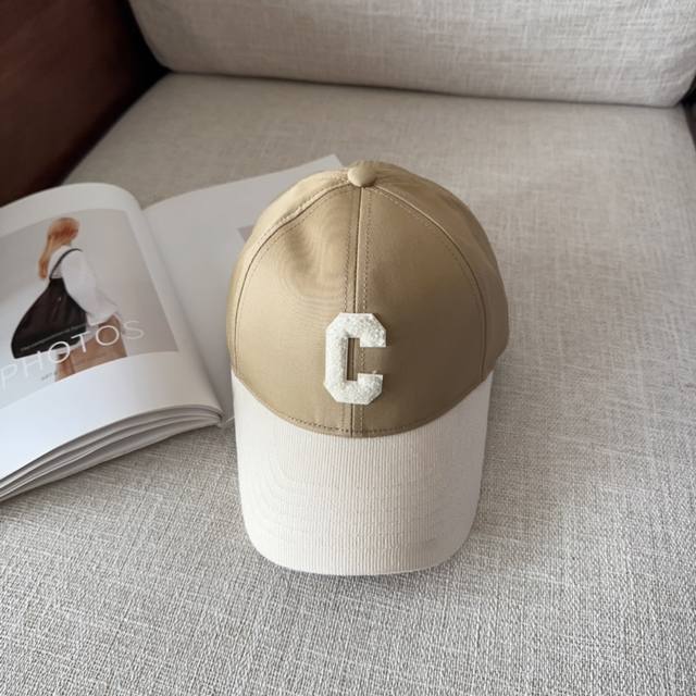 Baseball cap with embroidery letters A stylish cap can add some color to the ove