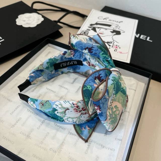 Gucci new bow floral headband