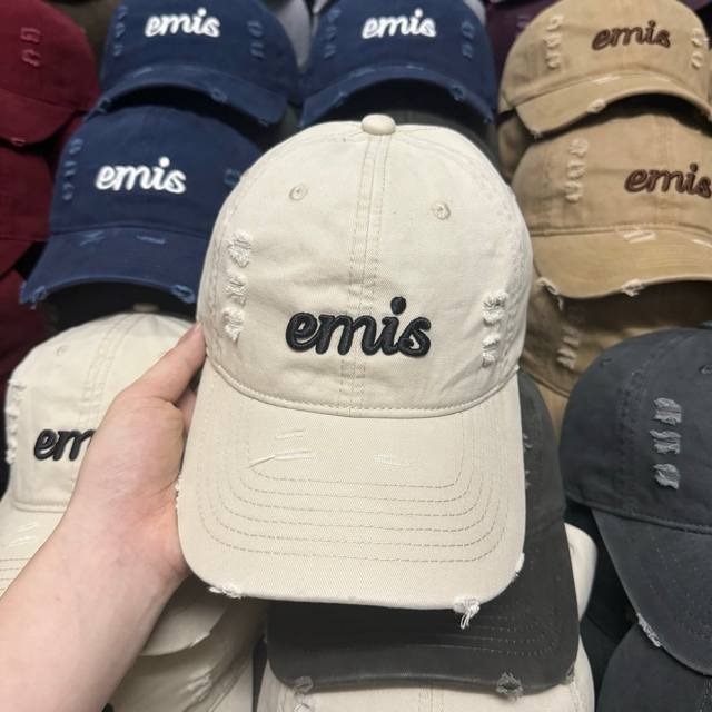 Running volume Fashion brand Emis ~ New style washed cotton baseball cap with ho