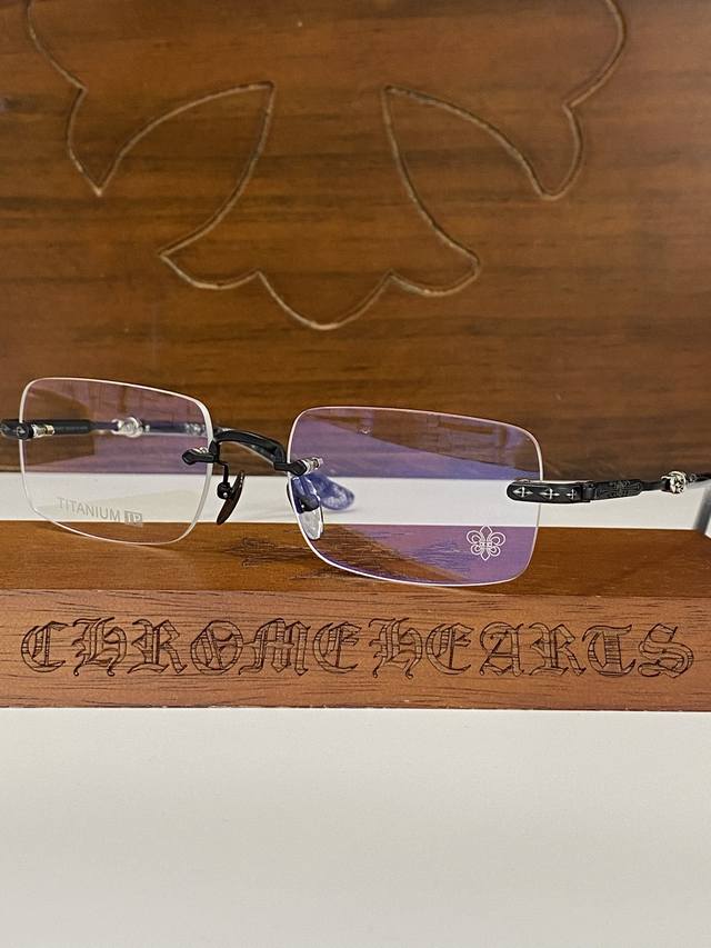 new borderless titanium frame Chrome Heart Titanium exquisite high-end Ch8320 Si