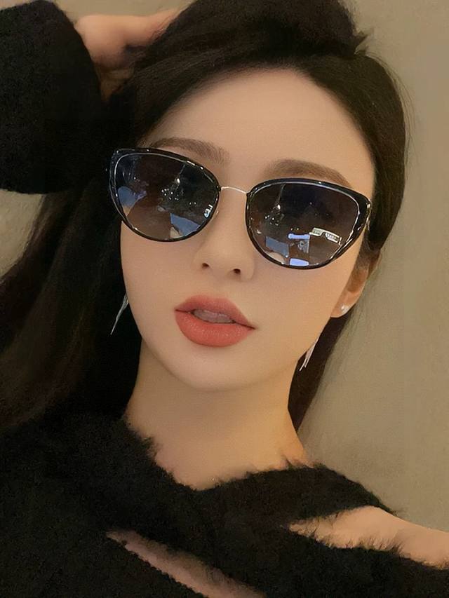 Gucci-Polarized Sunglasses 2025 New Spring Trend Hot Fashion Round Frame Polariz