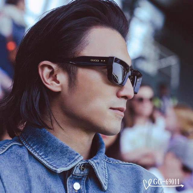 Italian Gucci - Gucci . Polaroid resin high-definition lens . Tr frame - light a