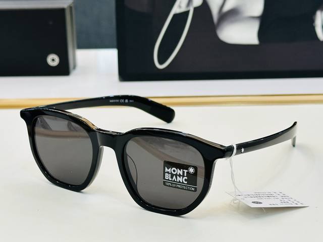 New product from official website Montblanc Mb0352S Size: 50 mouth 19-145 Excell