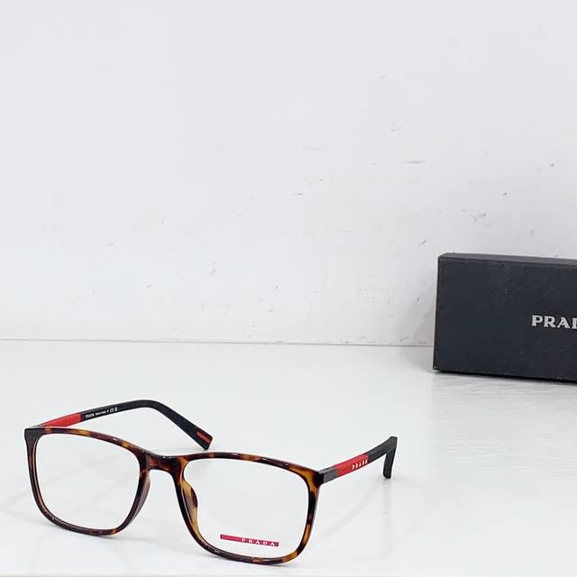 Prad* classic red label temples ~ Top Quality Model: Vps03Q Size: 55