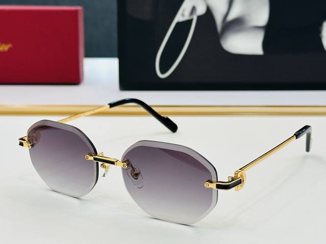 Cartier-Cartier Ct0658S Size: 56 mouth 17-143 Fashion casual X sunglasses