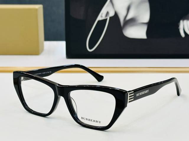 New Burberr*Be4442 versatile frame Size: 53 mouth 16-145 Plate frame L multi-col