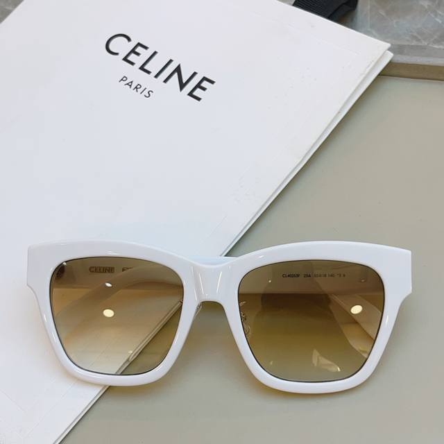 Celin* new sunglasses, Model:Cl40253F, with nose pads, Size: 55 mouth 18-140