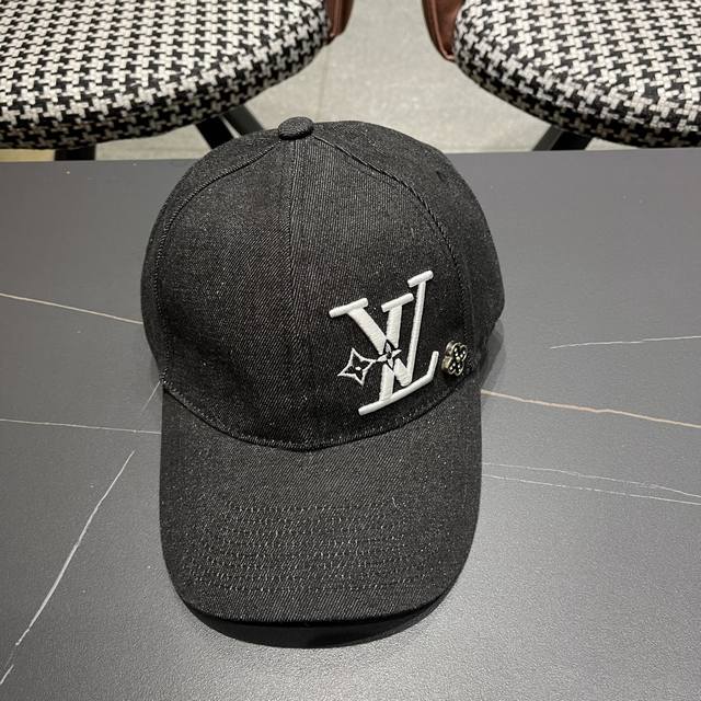 Lv Louis Vuitton new original baseball cap, Lv embroidery, 1:1 mold opening and