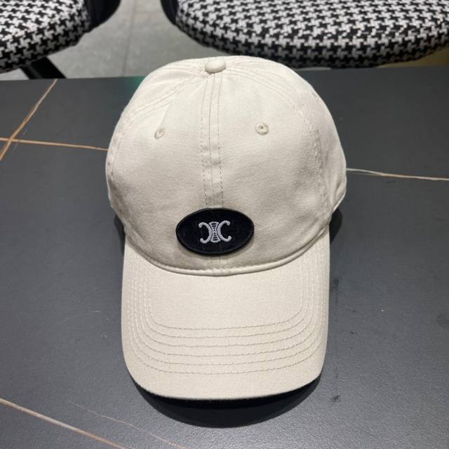 Celine 2025 early spring new baseball cap, unisex trendy style with distressed l