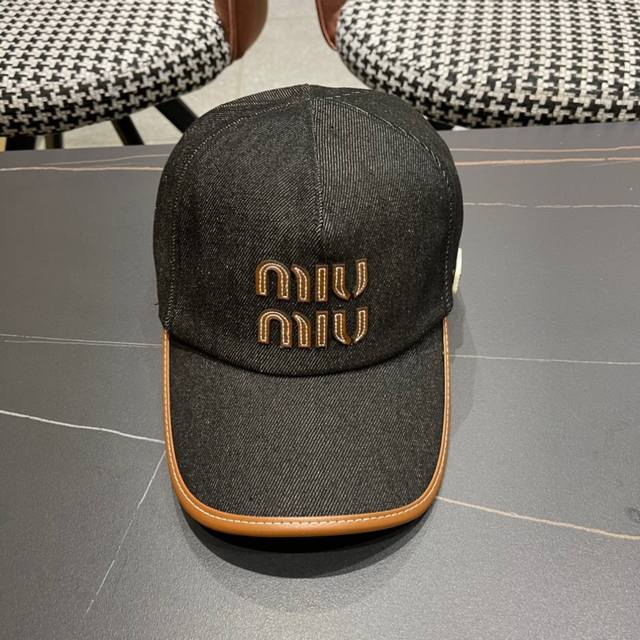 Miumiu2025 original baseball cap, authentic mold customization, original workman