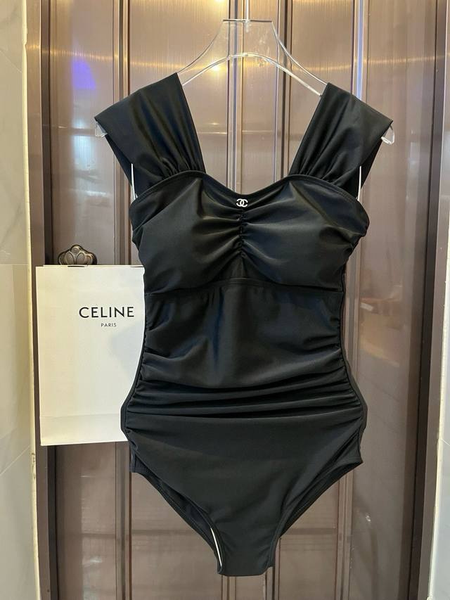 Special Chanel new one-piece swimsuit bikini, official model, SML Xl