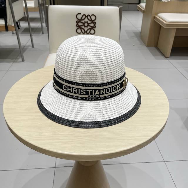 Dior new bowler hat, sun hat, head circumference 57Cm