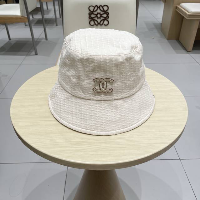 Chanel sun hat, celebrity style fisherman hat, head circumference 57Cm foldable