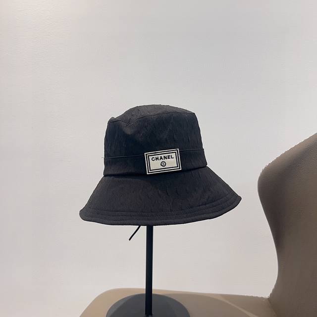 with dust bag Chanel 2025 new everyday style bucket hat, simple and elegant all-
