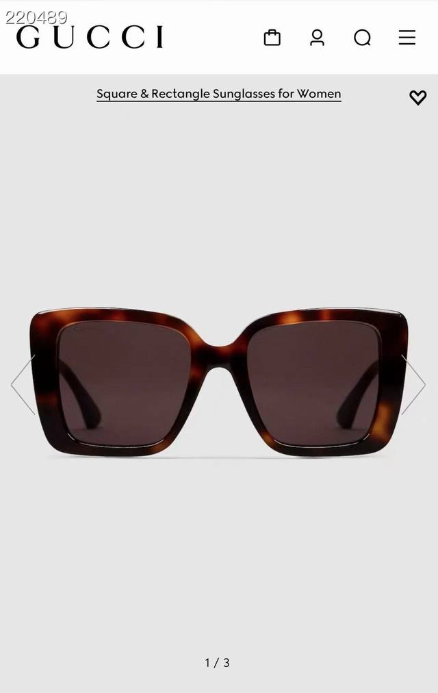 Gucc* Gucci new sunglasses, high version, Gg1861Sk, Size: 53 20-145 M