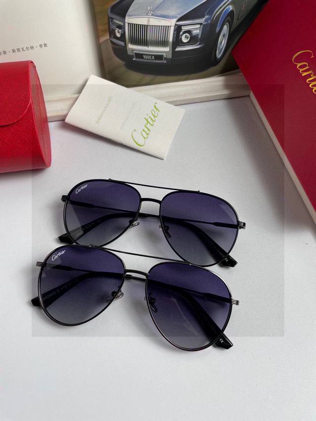 New Cartier original quality men's polarized sunglasses Material: High-definitio