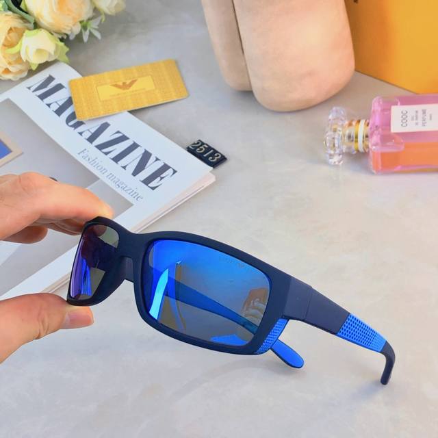 Arman* sunglasses men's fashionable sunshade Korean version square slim anti-ult