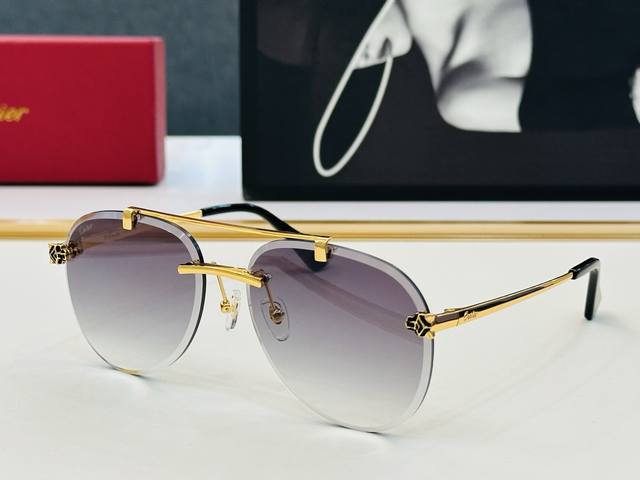 Original Cartie* Cartie official website classic sunglasses Ct01586 Size: 56 mou
