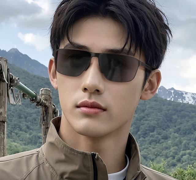 Gucci 2025 new men and women couple sunglasses polygonal sunglasses IP plating n