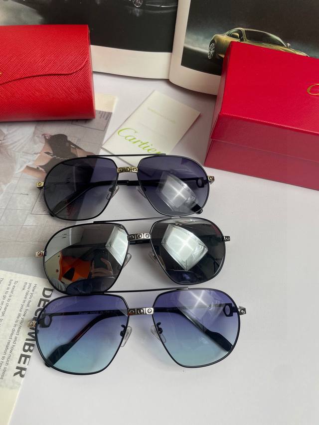 New Brand: Cartier Original Quality Polarized Sunglasses for Men and Women Mater