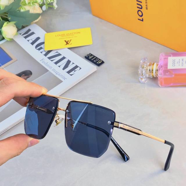 Louis Vuitto* sunglasses men's trendy Korean style personality sunglasses women'