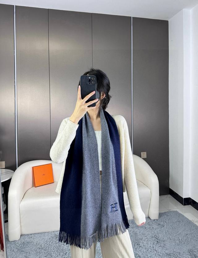 New arrival! Unisex style for men and women, 100% pure cashmere Hermes counter,