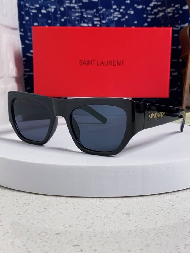 Saint Laurent Ysl 2025 new women's square frame acetate sunglasses Sl740